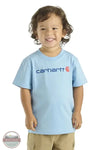 Carhartt CA6654-HL6 Dog Short Sleeve T-Shirt in Blue, front