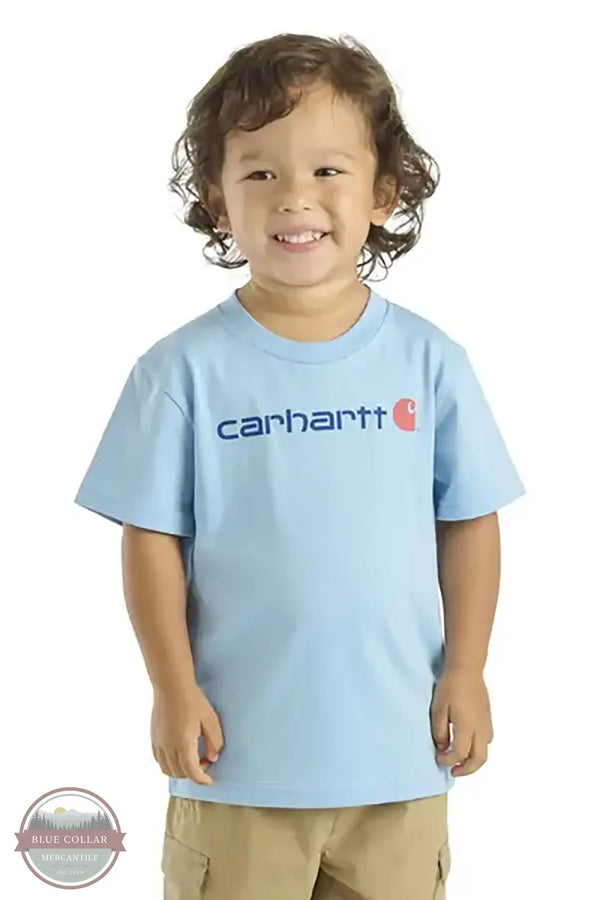 Carhartt CA6654-HL6 Dog Short Sleeve T-Shirt in Blue, front