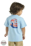 Carhartt CA6654-HL6 Dog Short Sleeve T-Shirt in Blue, rear