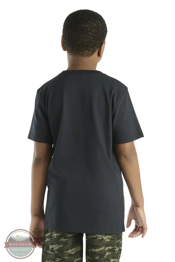 Carhartt CA6685-K01 Camo Back logo Short Sleeve T-Shirt in Black, rear