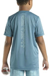 Carhartt CA6696 Force Sun Defender Short Sleeve T-Shirt in blue, rear