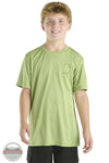Carhartt CA6696 Force Sun Defender Short Sleeve T-Shirt in green, front