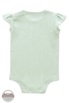 Carhartt CA7100-G305 Tulip Sleeve Script logo Onesie in Green, rear