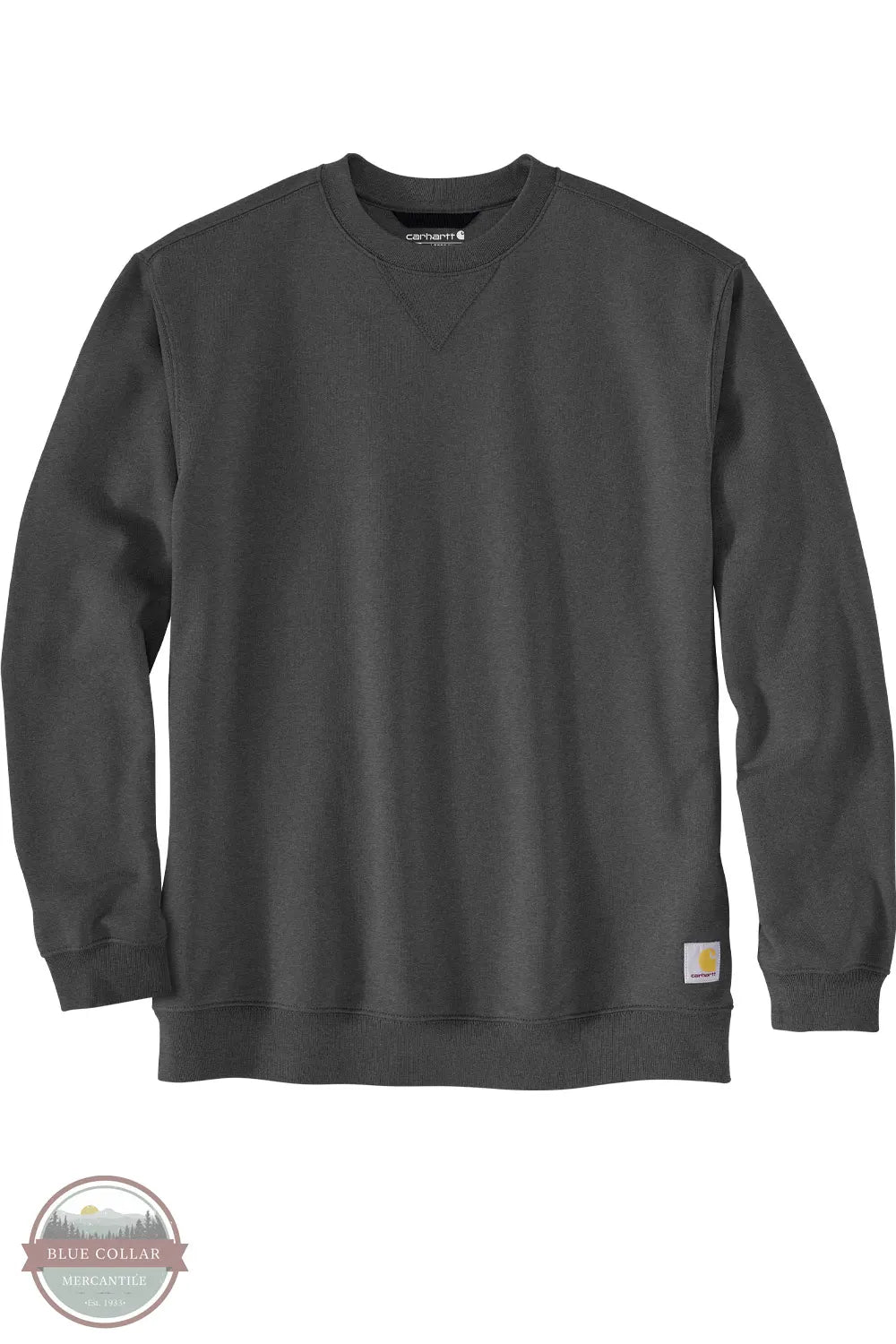 Carhartt K124 Loose Fit Midweight Crewneck Sweatshirt 026 Grey Carbon Heather image
