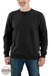 Carhartt K124 Loose Fit Midweight Crewneck Sweatshirt BLK Black Model front view
