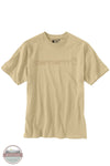 Carhartt K195 Loose Fit Heavyweight Short Sleeve Logo Graphic T-Shirt A36 Heather Front View