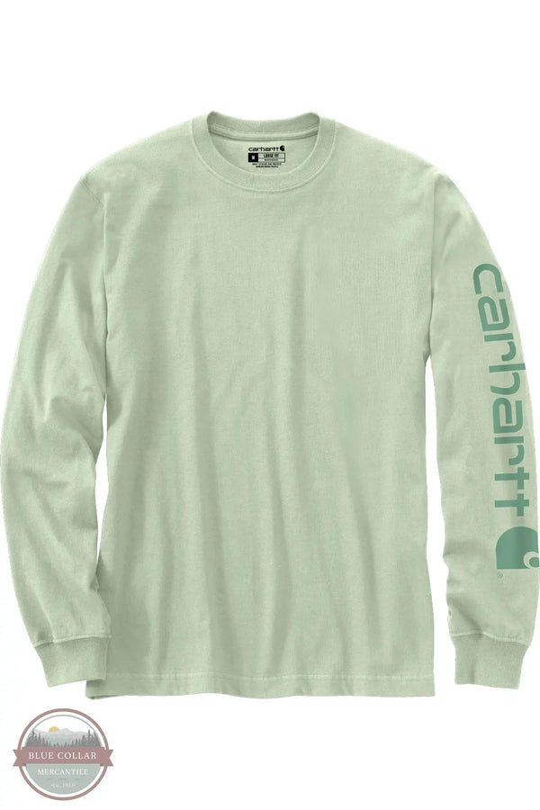 Carhartt K231 GF3 Loose Fit Heavyweight Long Sleeve Logo Sleeve Graphic T-Shirt