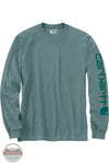 Carhartt K231 GE1 Loose Fit Heavyweight Long Sleeve Logo Sleeve Graphic T-Shirt