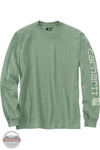 Carhartt K231 GF6 Loose Fit Heavyweight Long Sleeve Logo Sleeve Graphic T-Shirt