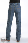 Cinch MB98034001 Men's Slim Fit Silver Label Jean in Medium Stone Wash rear view