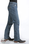 Cinch MB98034001 Men's Slim Fit Silver Label Jean in Medium Stone Wash side view