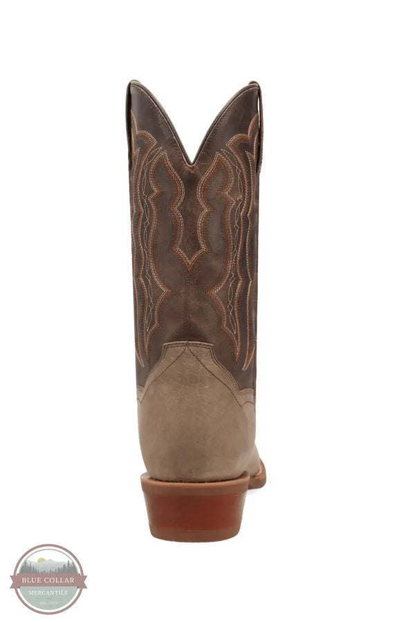 Dan Post DP7047 Creed Western Square Toe Boot in Gray, rear