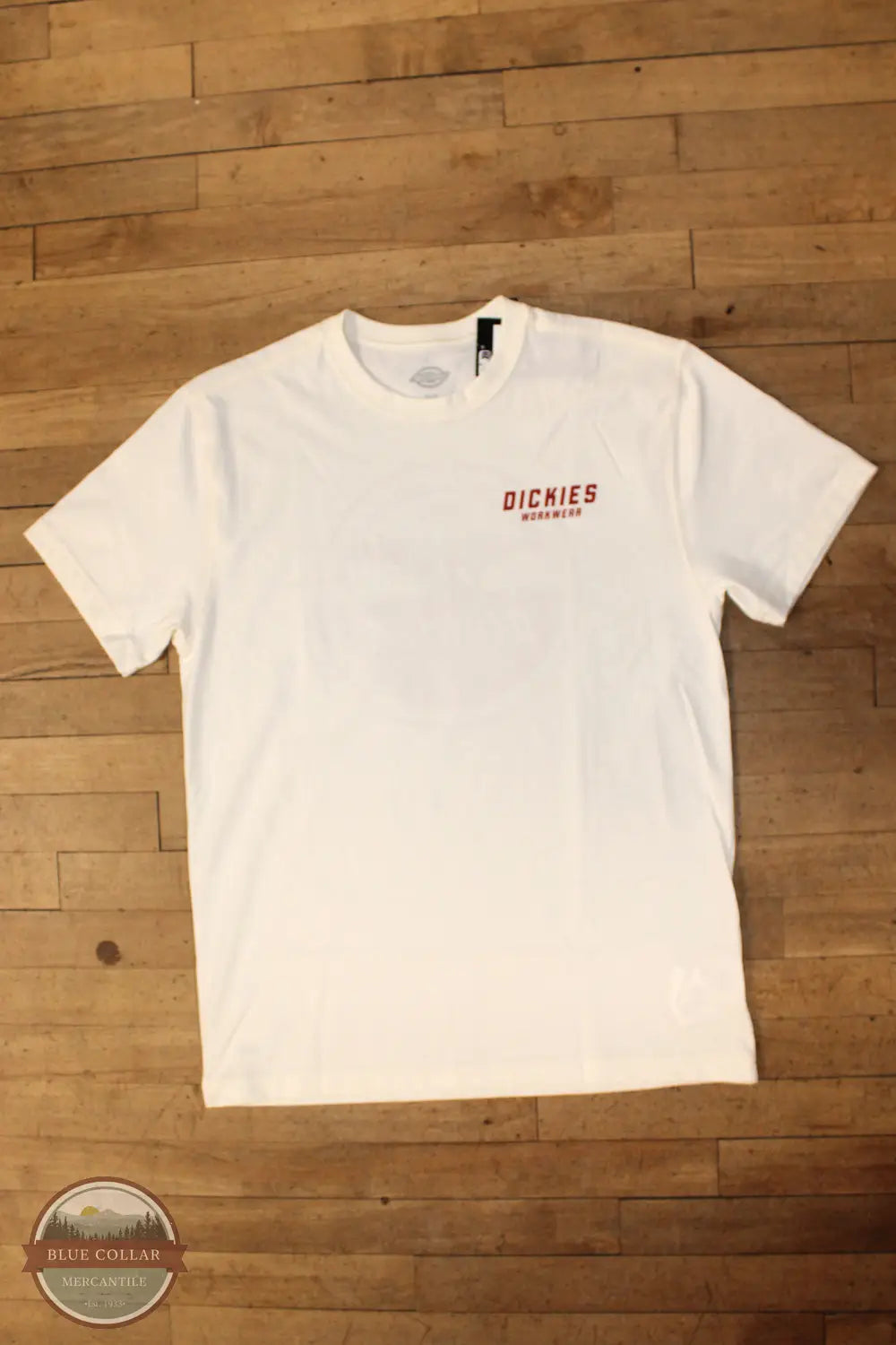 Dickies A862C Eagle Short Sleeve T-Shirt in White, front view