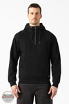 Dickies A85XH Quarter Zip Hoodie in black, front