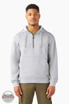Dickies A85XH Quarter Zip Hoodie in gray, front