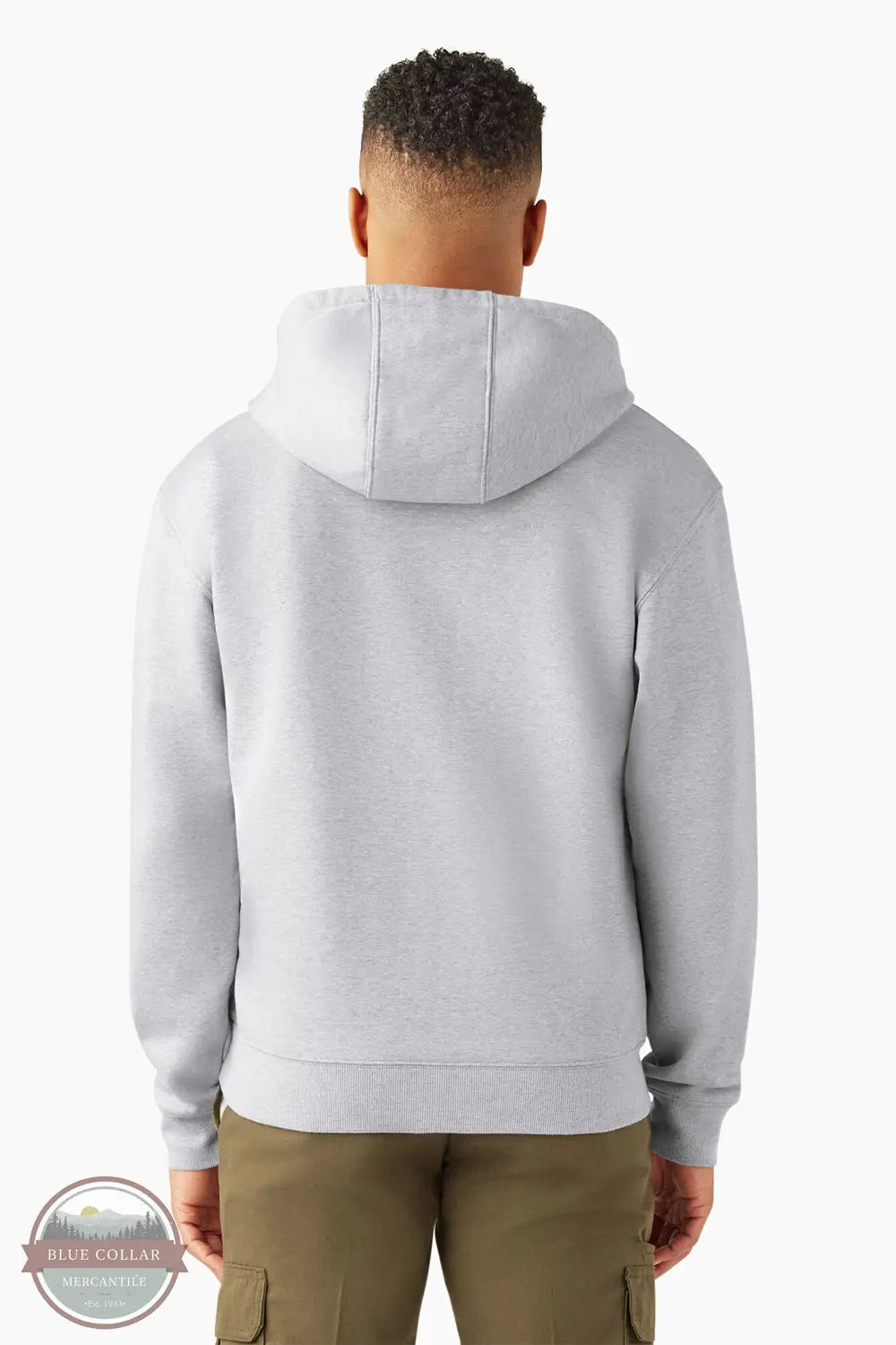Dickies A85XH Quarter Zip Hoodie in gray, rear