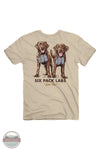 Good Boy 2212 Labs Six Pack Short Sleeve T-Shirt in Tan, rear design