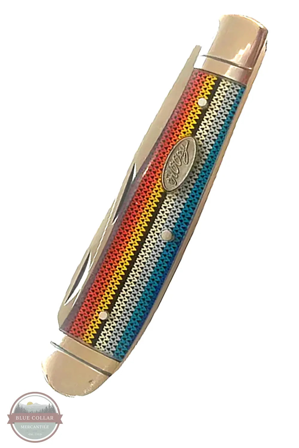 Hooey HK123 Tijuana Multi Color Large Trapper Knife folded