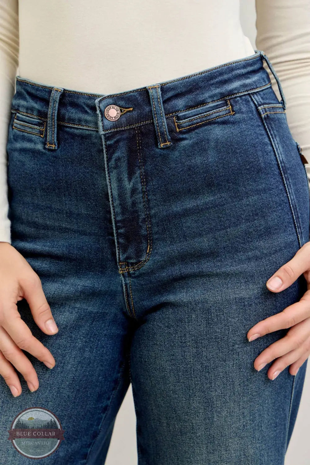 Judy Blue 881023REG High Waisted Retro Wide Leg Jean, zoom