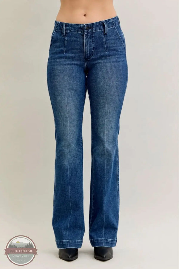 Judy Blue 881052REG Mid Rise Bootcut Trouser, front