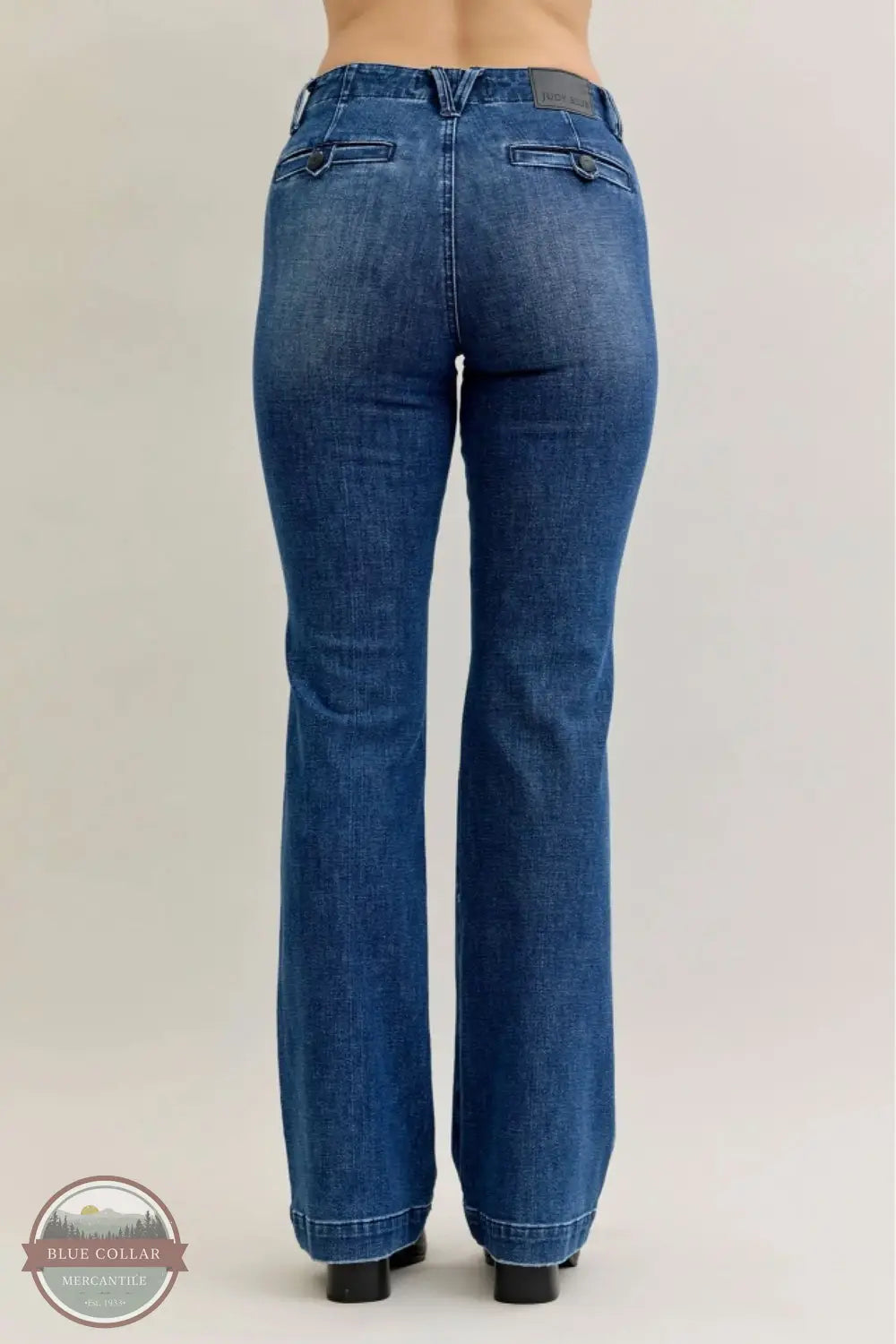 Judy Blue 881052REG Mid Rise Bootcut Trouser, rear