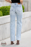 Judy Blue 88428REG High Waisted Mineral Wash Destroy 90's Straight Jeans, rear