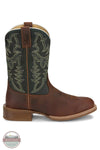 Justin FN7352 Frontier Wild Bill Round Toe in Green/Brown, side