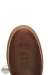 Justin FN7352 Frontier Wild Bill Round Toe in Green/Brown, toe