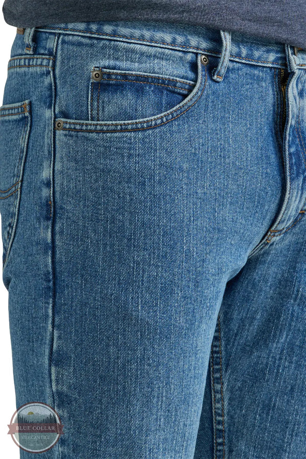 Lee 112339184 Men's Legendary Regular Fit Straight Jean in Pepperstone front pocket view