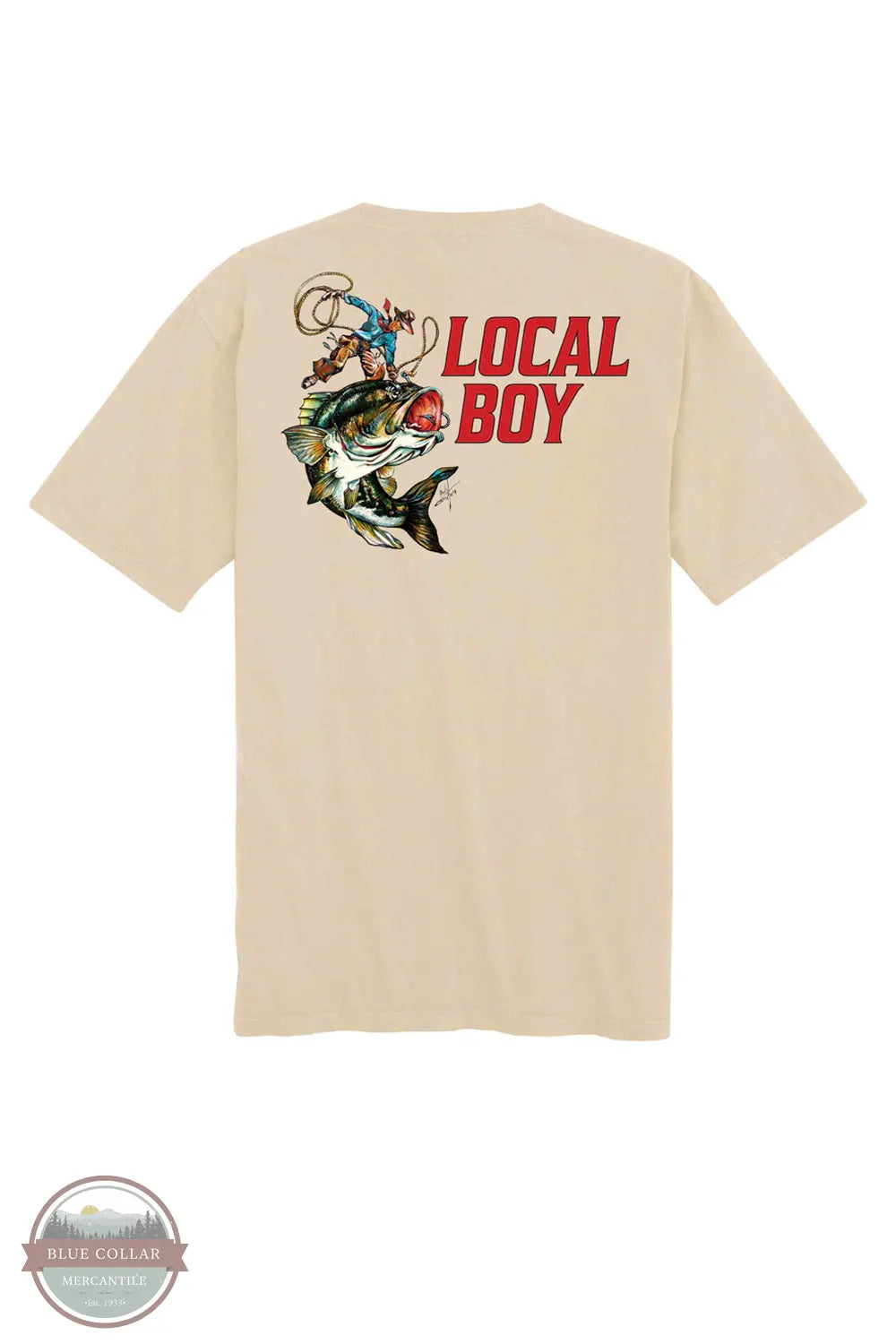 Local Boy Outfitters L1000448 Seahaw Bass Short Sleeve T-Shirt
