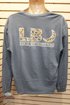 Local Boy Outfitters L1100168 Local Boy Outfitters Duck Camo Bluff Long Sleeve Shirt in Blue, back