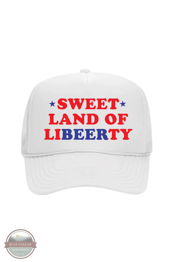 Local Boy Outfitters L5300049-WHT Sweet Land Foam Trucker Cap in white