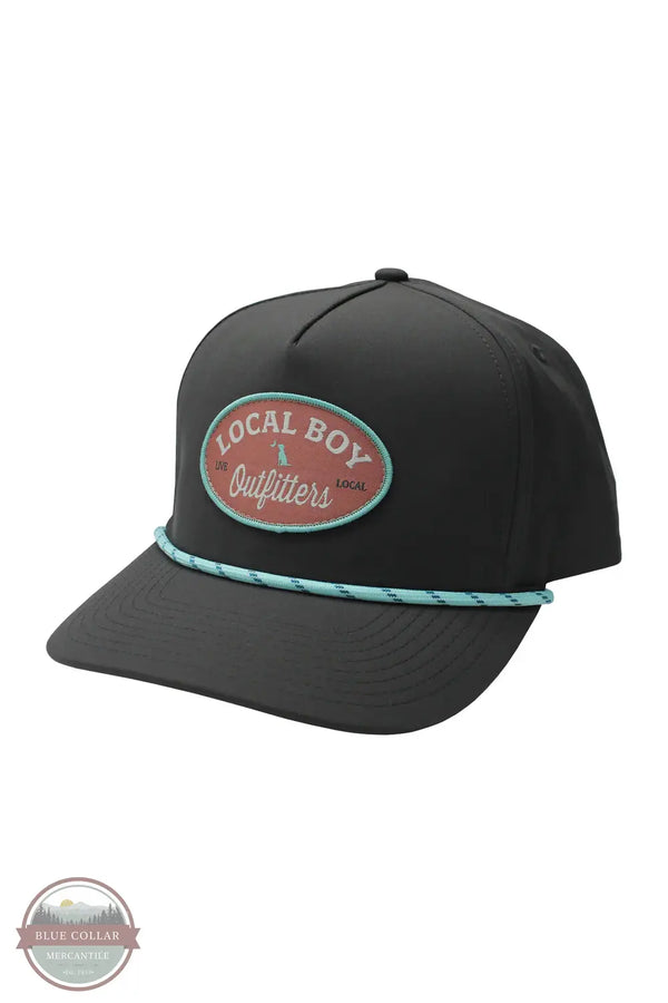 Local Boy Outfitters L3000323-CHA Pub Sign Rope Cap, front patch