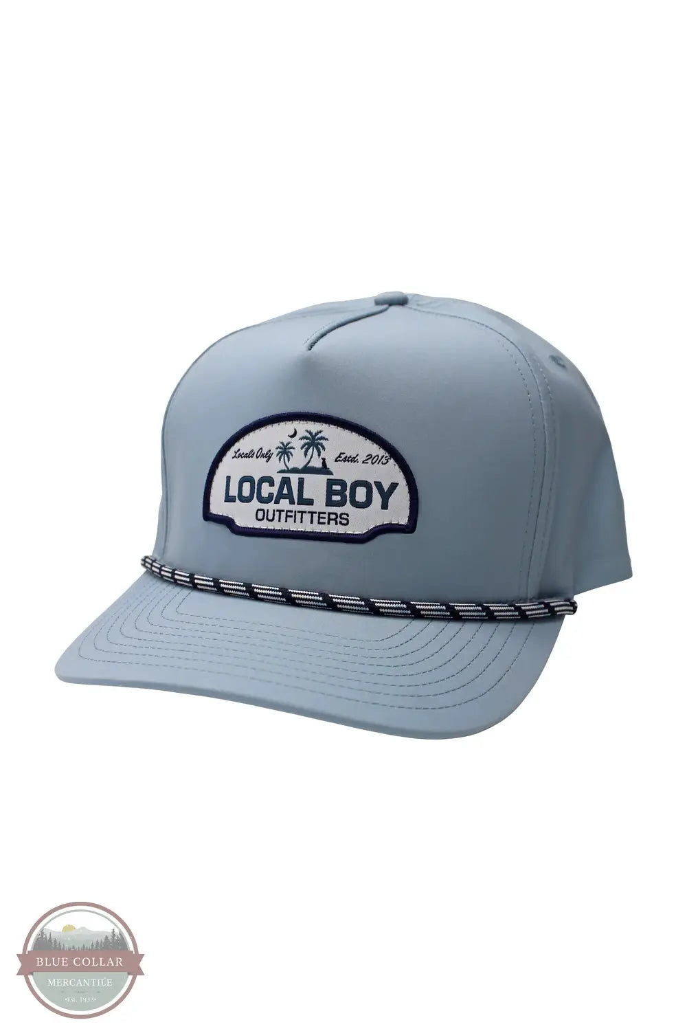Local Boy Outfitters L3000326-LGB Sandbar Rope Cap in Light Blue, front