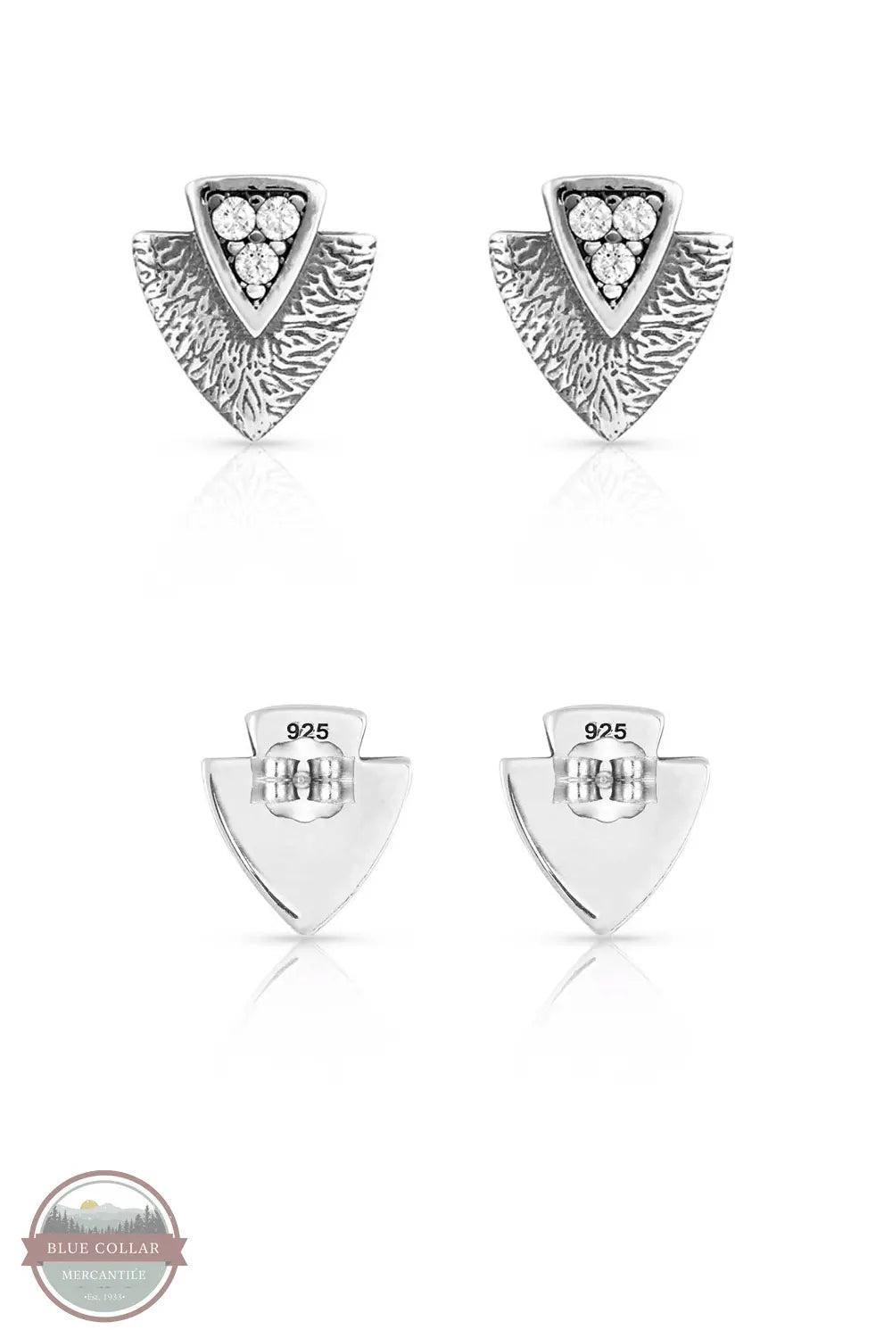 Montana Silversmiths KTER5055 Sweet Riversong Silver Arrowhead Earrings