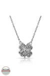 Montana Silversmiths NC5882 Sparkling 4-H Clover Necklace, rear of pendant
