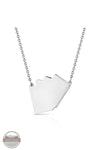 Montana Silversmiths NC6000 Four of a Kind Necklace, rear of pendant