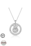 Montana Silversmiths NC6232FFA Future Of Agriculture FFA Necklace, front of pendant