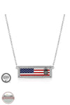 Montana Silversmiths NC6231FFA Living To Serve FFA Necklace, front of pendant bar
