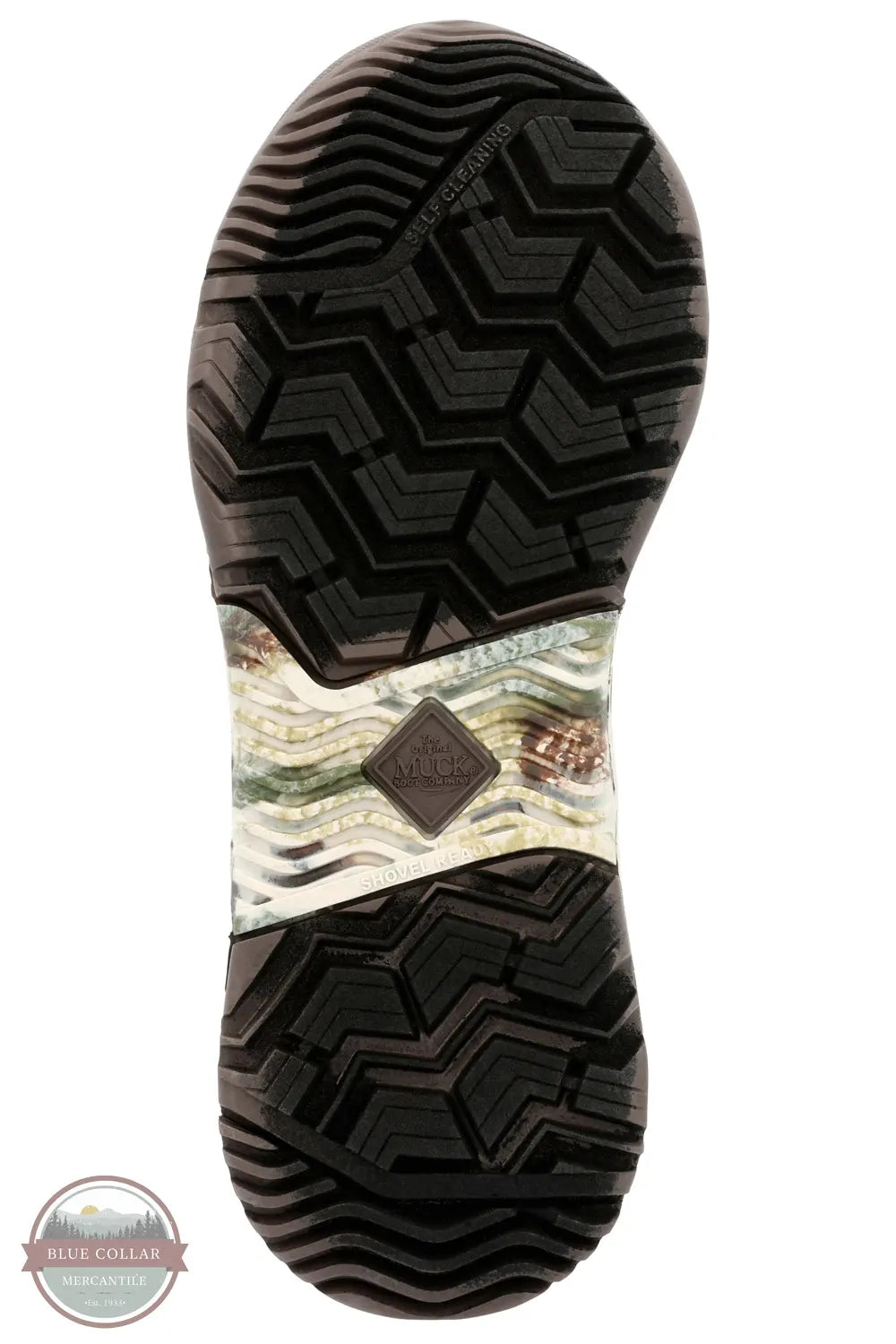 The Original Muck Boot Company MOSBKDNC Little Kid's Outscape Pull On Boot in Mossy Oak Country DNA sole view
