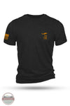 Nine Line Apparel UFOSQUATCH-TSTRI-SOLIDBLACKTRIBLEND UFO Squatch T-Shirt in Black, front