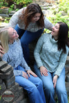 North River Apparel NRL2563 Jacquard French Terry Cowl Neck Sweater group image