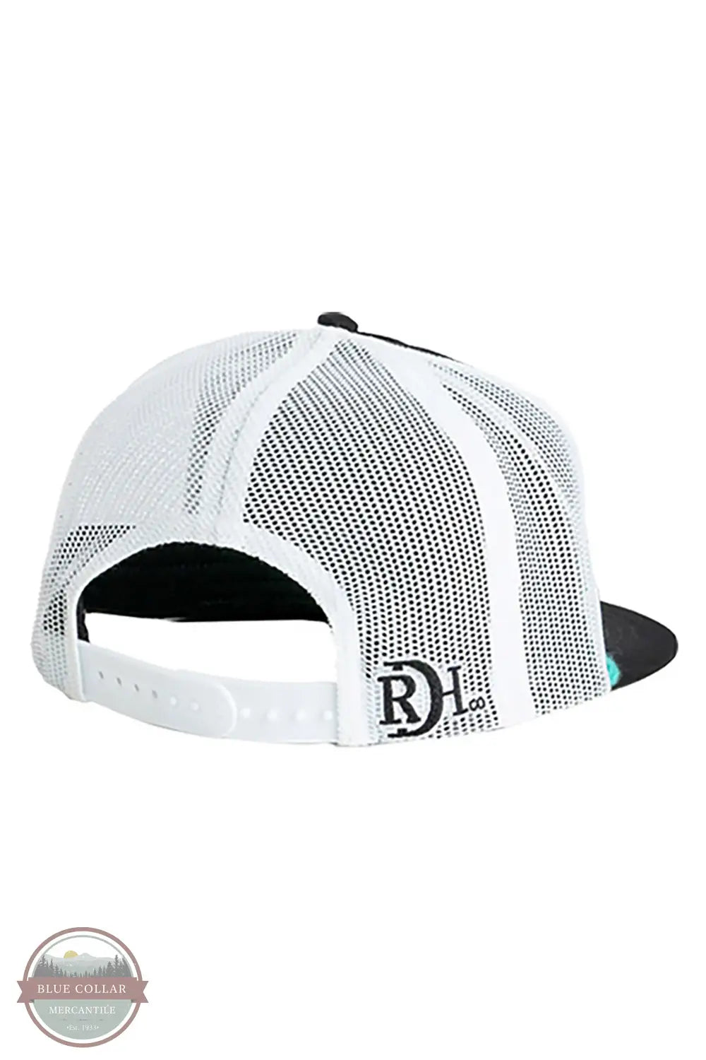 Red Dirt Hat Company RDHCY-61 Mutton Bustin' Black With Turquoise Rope Youth Cap, rear