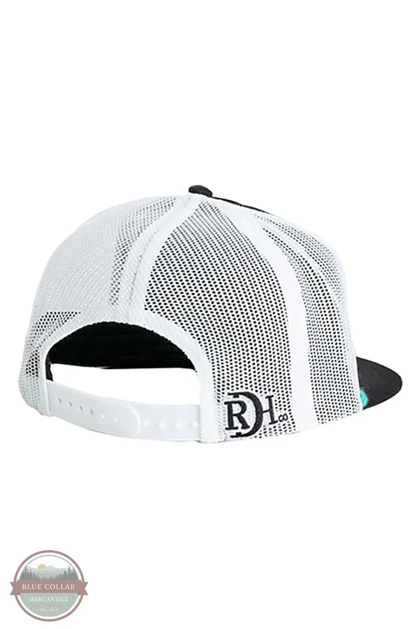 Red Dirt Hat Company RDHCY-61 Mutton Bustin' Black With Turquoise Rope Youth Cap, rear