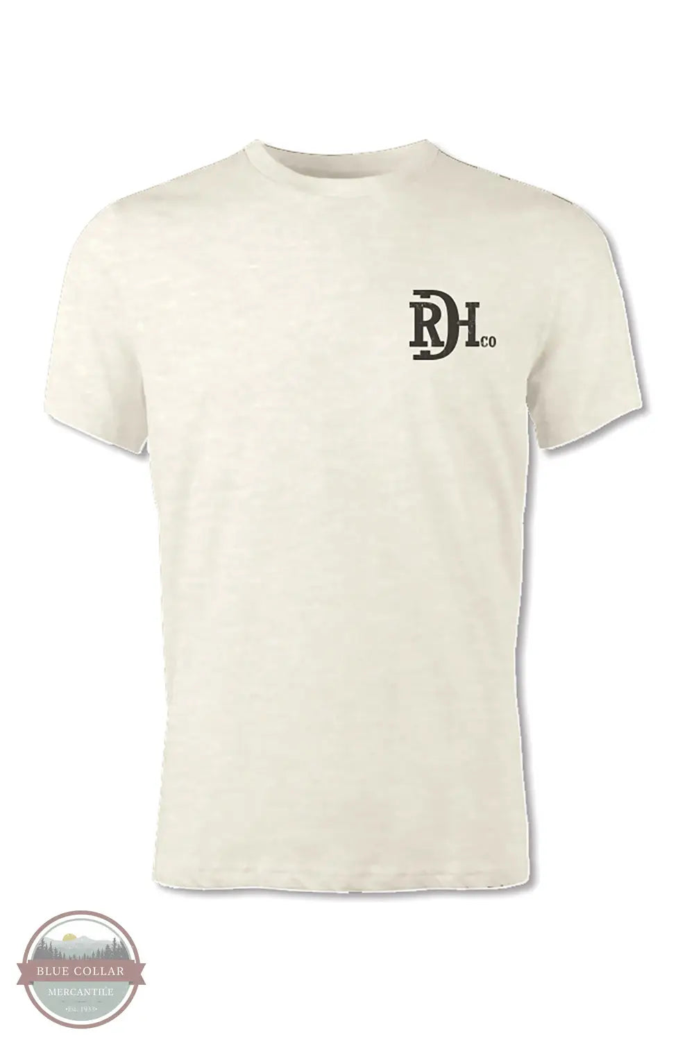 Red Dirt RDHC-T-176 Money Bull Short Sleeve T-Shirt in White, front