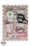 Simply Southern 0125-STRAWCOVER Straw Covers, coffee