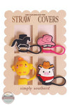 Simply Southern 0125-STRAWCOVER Straw Covers, howdy