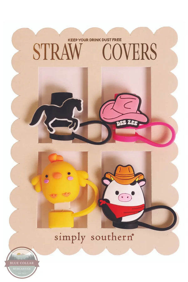 Simply Southern 0125-STRAWCOVER Straw Covers, howdy