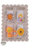 Simply Southern 0125-STRAWCOVER Straw Covers, sun