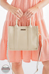 Simply Southern 0125-BAG-LTHR-CRSBDY-MKNS Leather Tote Crossbody Bag in Cream, model